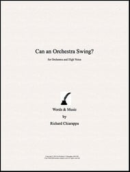 Can an Orchestra Swing? Orchestra sheet music cover Thumbnail
